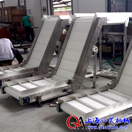 擋板網帶爬坡機 擋板網帶爬坡機