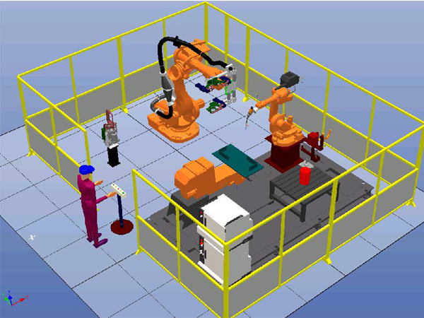 焊接機器人示意圖 焊接機器人示意圖