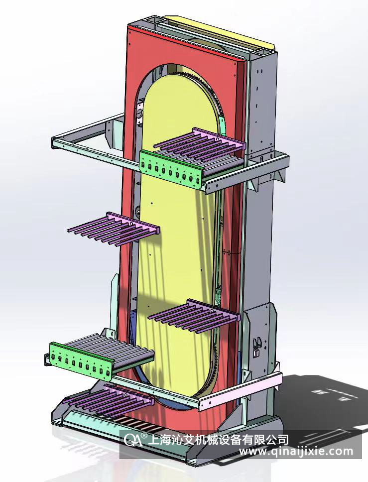 循環式提升機示意圖 循環式提升機示意圖