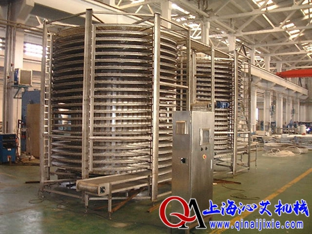 網(wǎng)帶螺旋速凍隧道