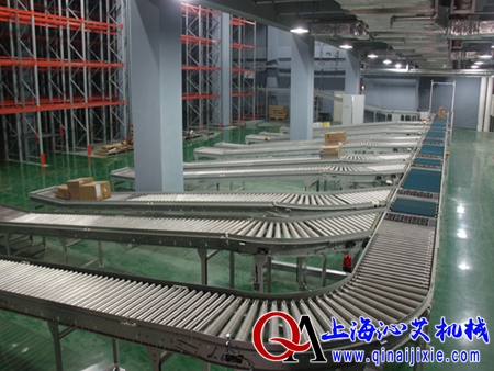 物流轉彎滾筒輸送機