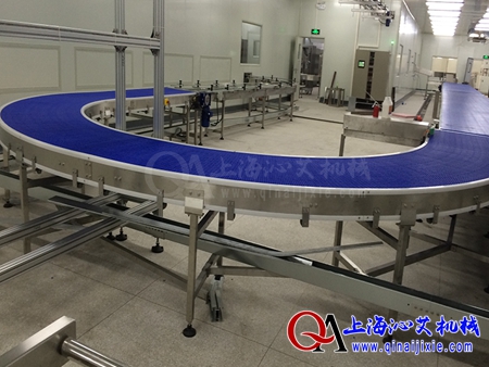 轉(zhuǎn)彎網(wǎng)帶輸送線