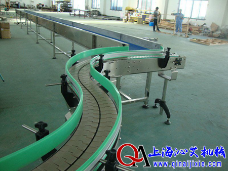 S型轉(zhuǎn)彎鏈板輸送線